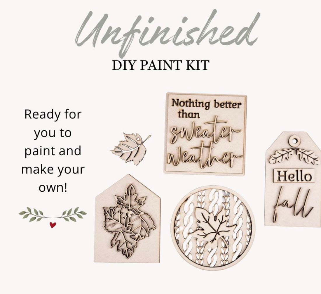 Fall Sweater Weather Sign Kit