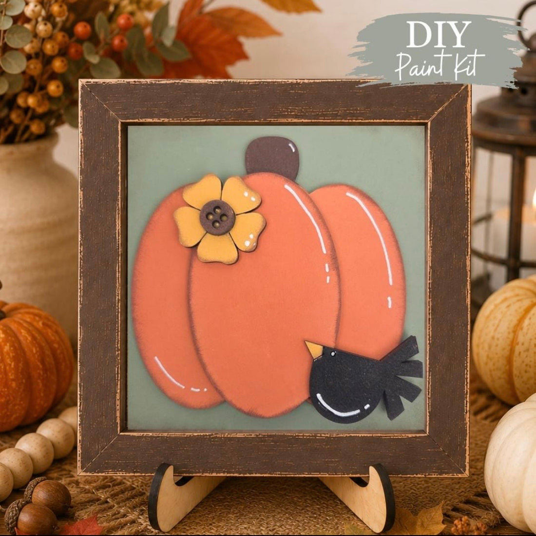 Pumpkin + Crow Tile Kit - 4.25"