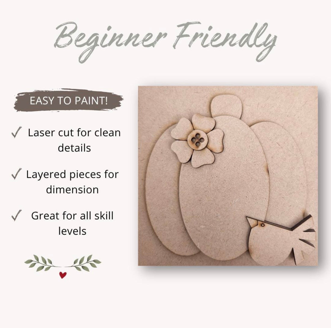 Pumpkin + Crow Tile Kit - 4.25"