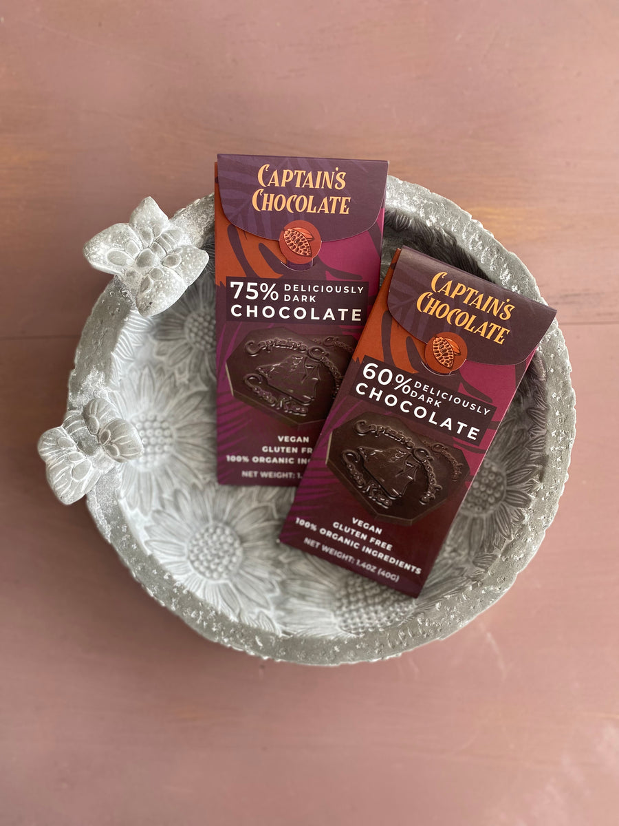 Captain's Chocolate - Deliciously Dark Chocolate