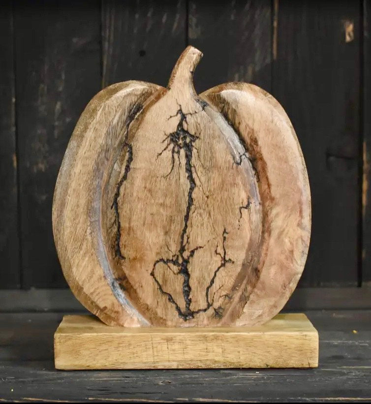 Wooden Pumpkin