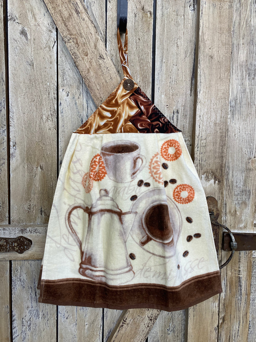 Coffee Brewing Kitchen Towel