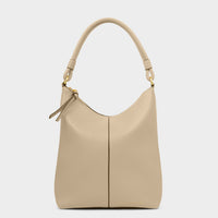 Hallie Satchel Bag - Light Taupe