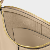 Hallie Satchel Bag - Light Taupe