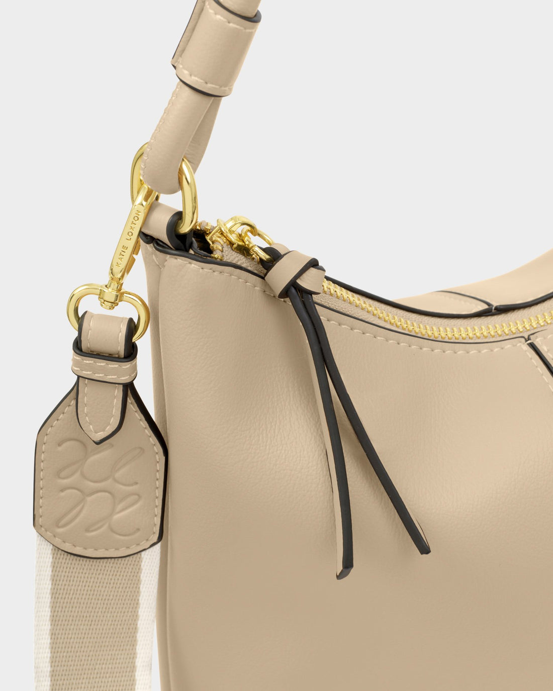 Hallie Satchel Bag - Light Taupe