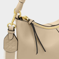 Hallie Satchel Bag - Light Taupe