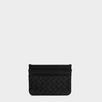 Nova Woven Texture Card Holder - Black