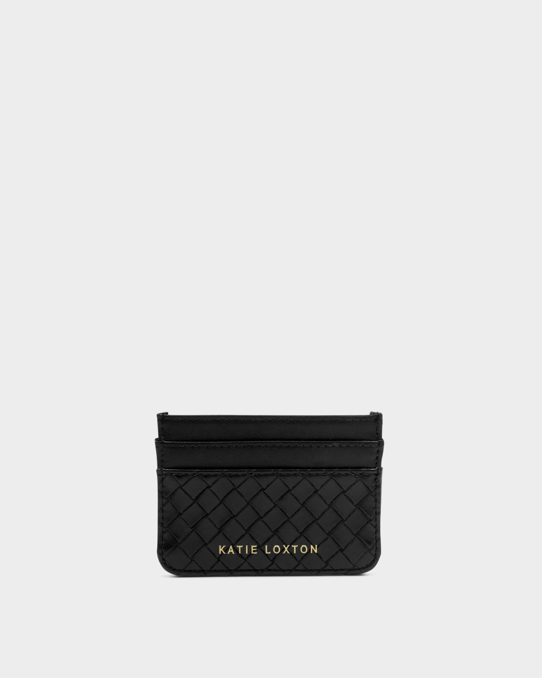Nova Woven Texture Card Holder - Black