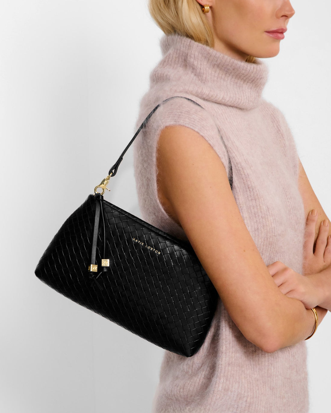 Nova Small Shoulder Bag - Black