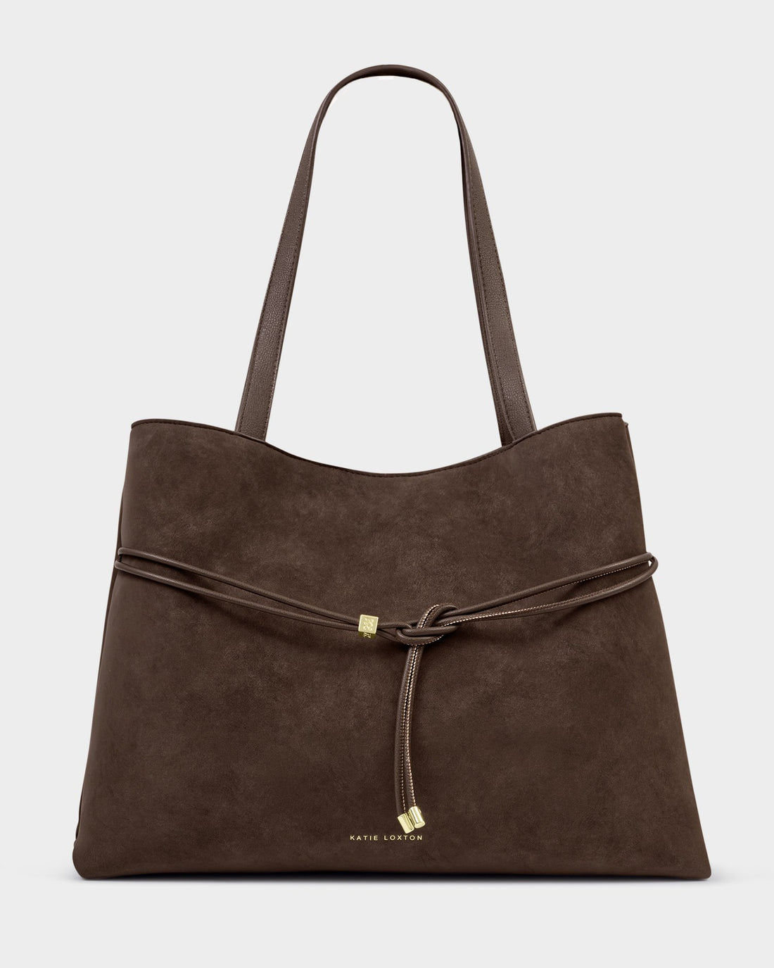 Lori Suedette Tote Bag - Bitter Chocolate