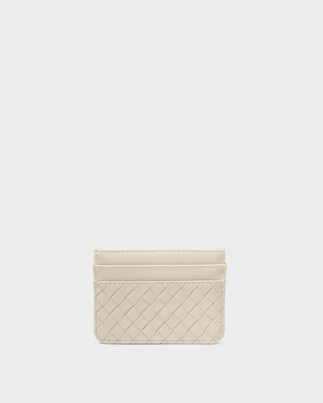 Nova Woven Texture Card Holder - Off White
