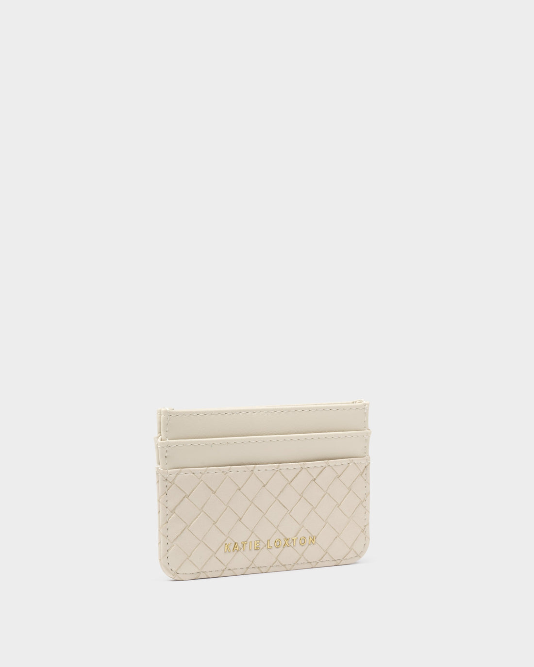 Nova Woven Texture Card Holder - Off White