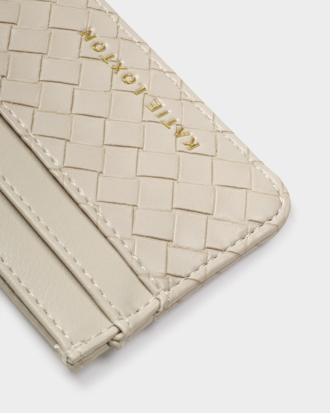 Nova Woven Texture Card Holder - Off White