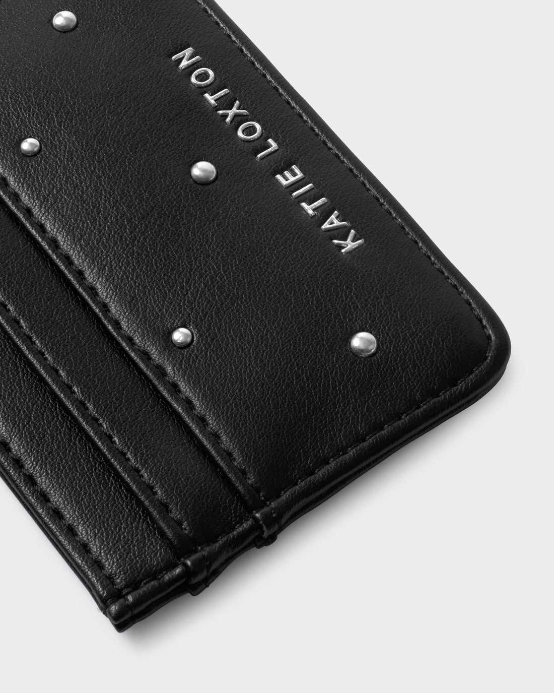 Avery Cardholder - Black Studded