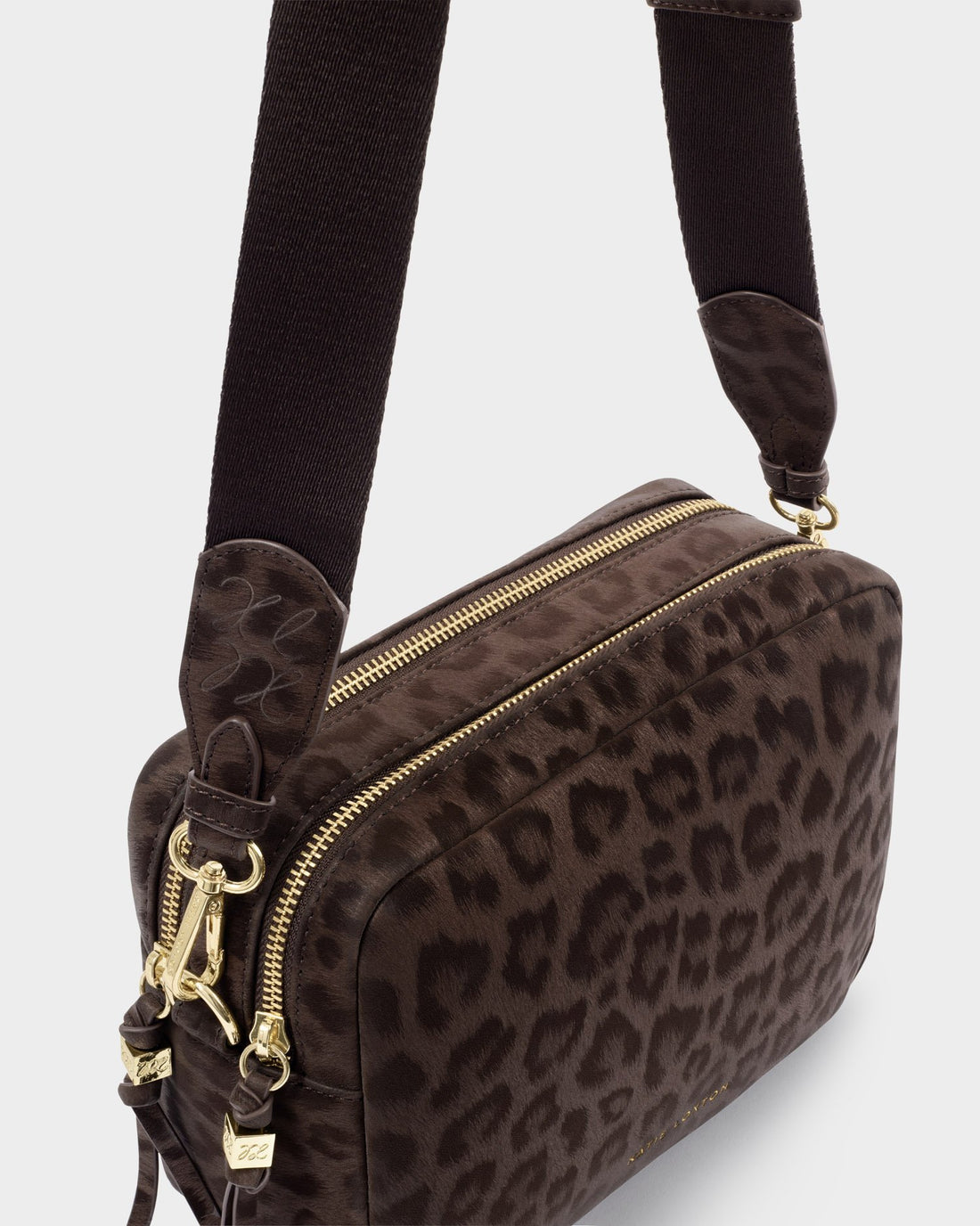 Lottie Large Crossbody Bag - Chocolate Leopard