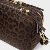 Lottie Large Crossbody Bag - Chocolate Leopard