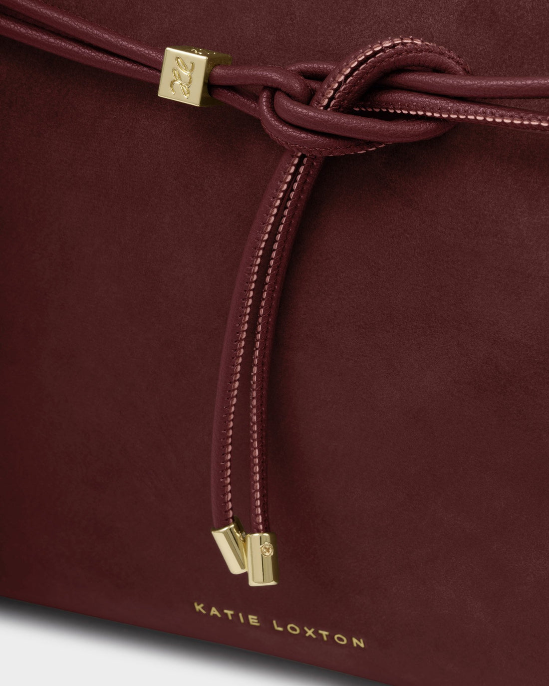 Lori Suedette Tote Bag - Cherry