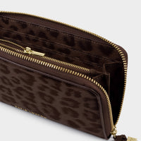 Large Wallet - Chocolate Leopard