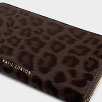 Large Wallet - Chocolate Leopard