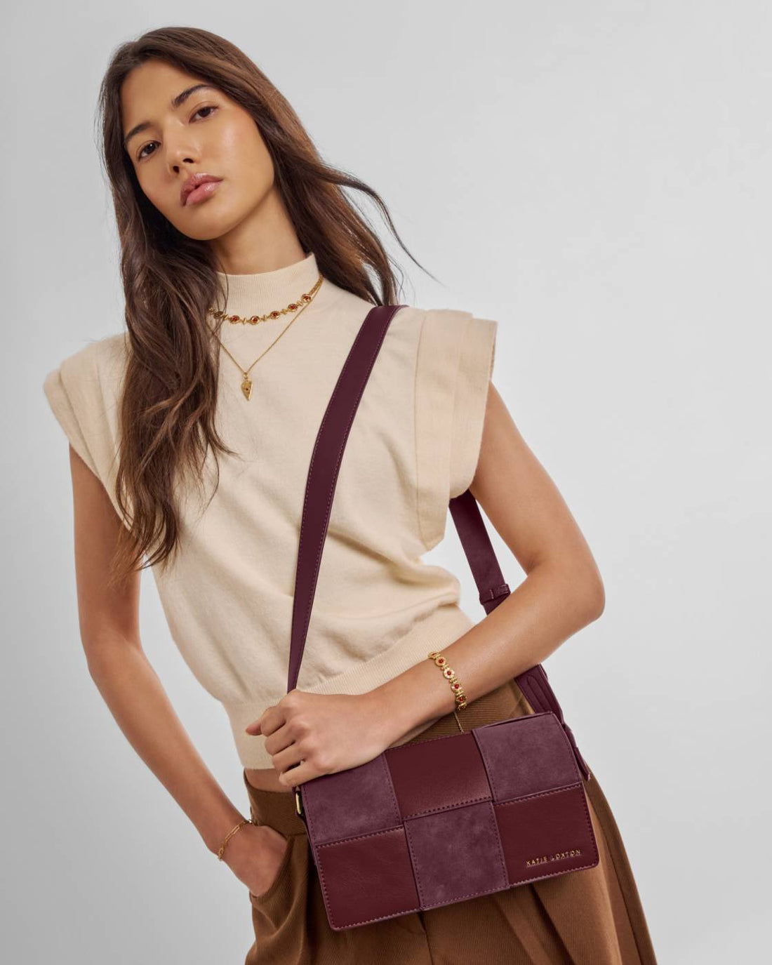 TAYA CROSSBODY BAG | Cherry
