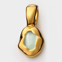 BIRTHSTONE NECKLACE | MARCH | Aqua Crystal |