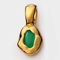 BIRTHSTONE NECKLACE | MAY | Green Agate |