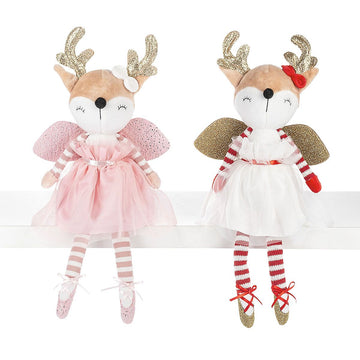 Fairy Reindeer Plush Sitters