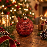 Red Dots Ornament Jar
