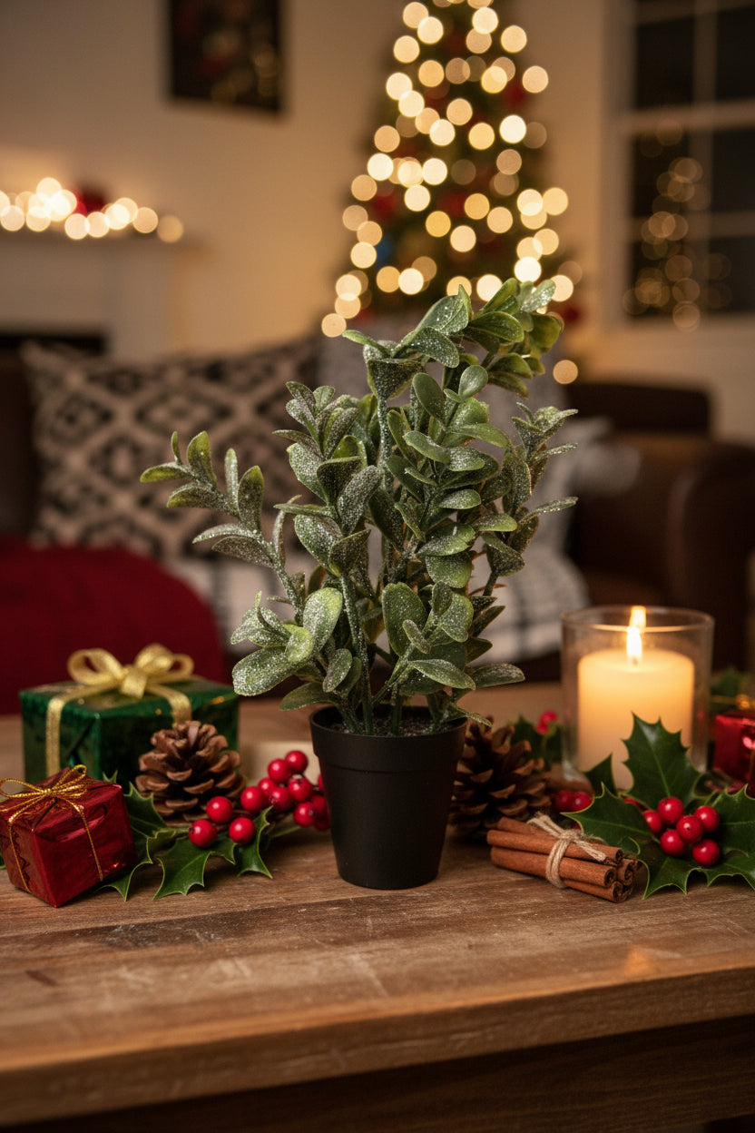 Mini Artificial Winter Plants