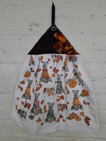Dogs in Sweaters Kitchen Towel