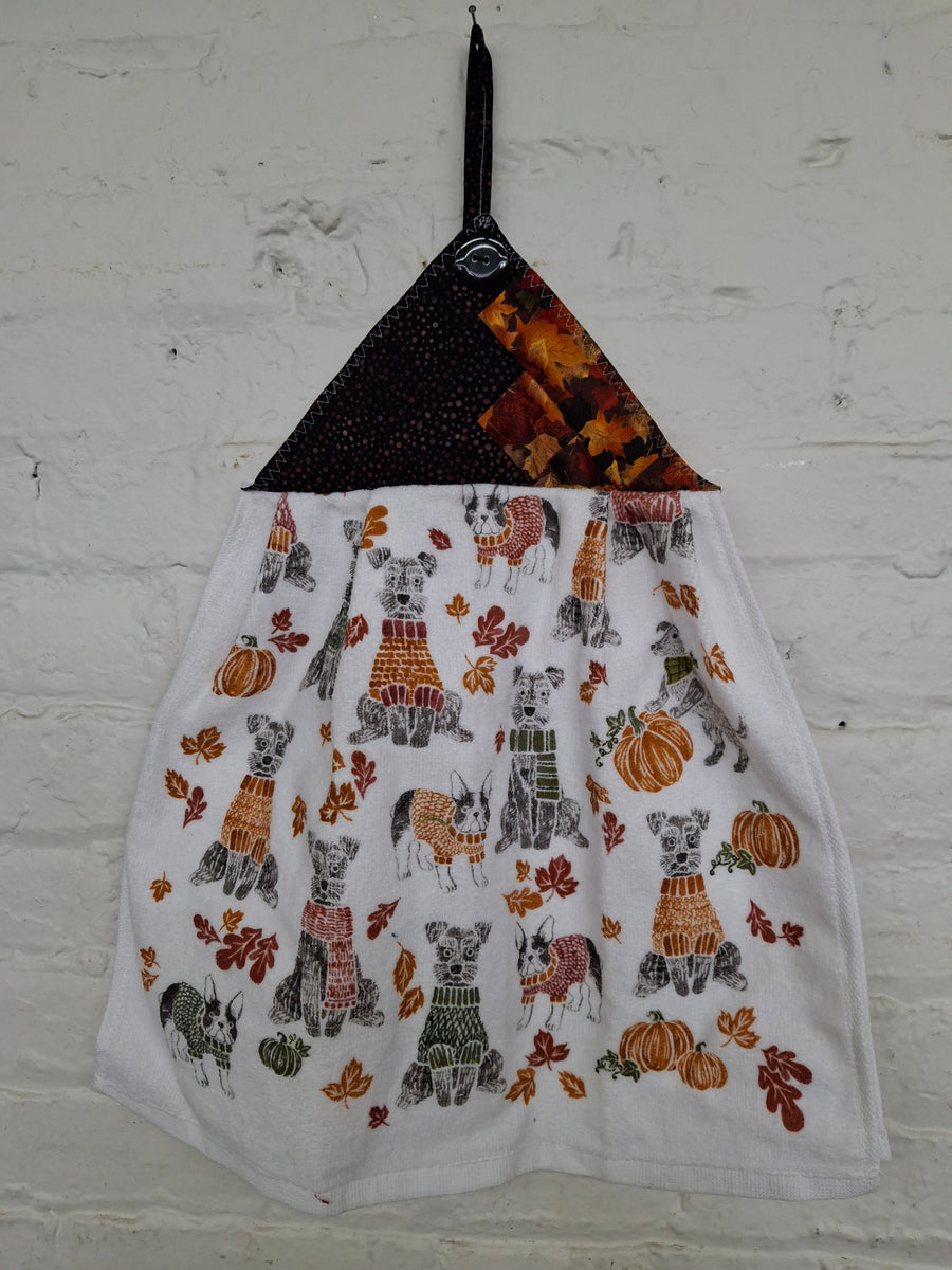 Dogs in Sweaters Kitchen Towel