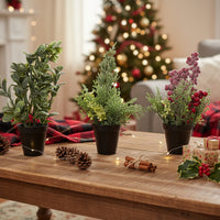 Mini Artificial Winter Plants