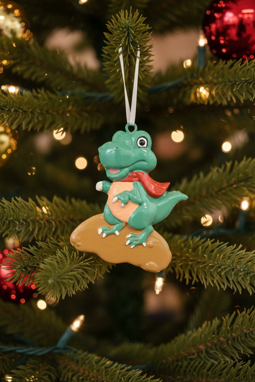 Resin Dinosaur Ornament