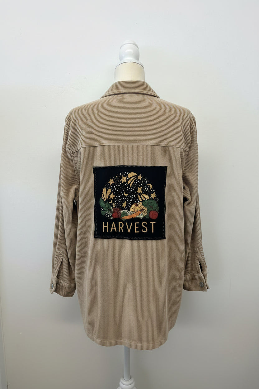 Repurposed Jacket with Harvest Patch
