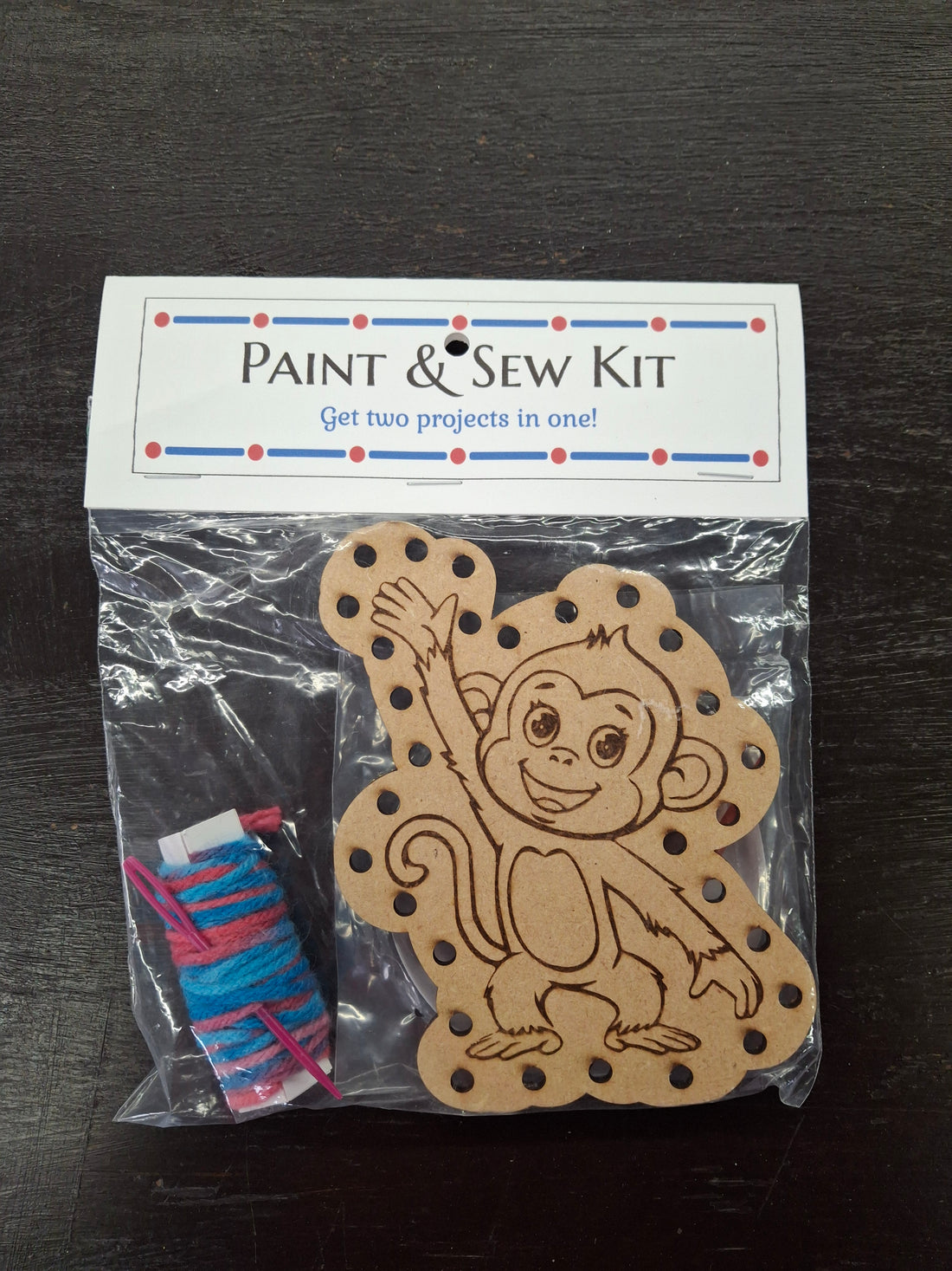 Paint + Sew Kit - Monkey