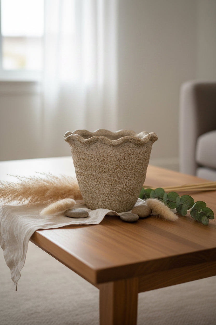 Ruffled Edge Planter