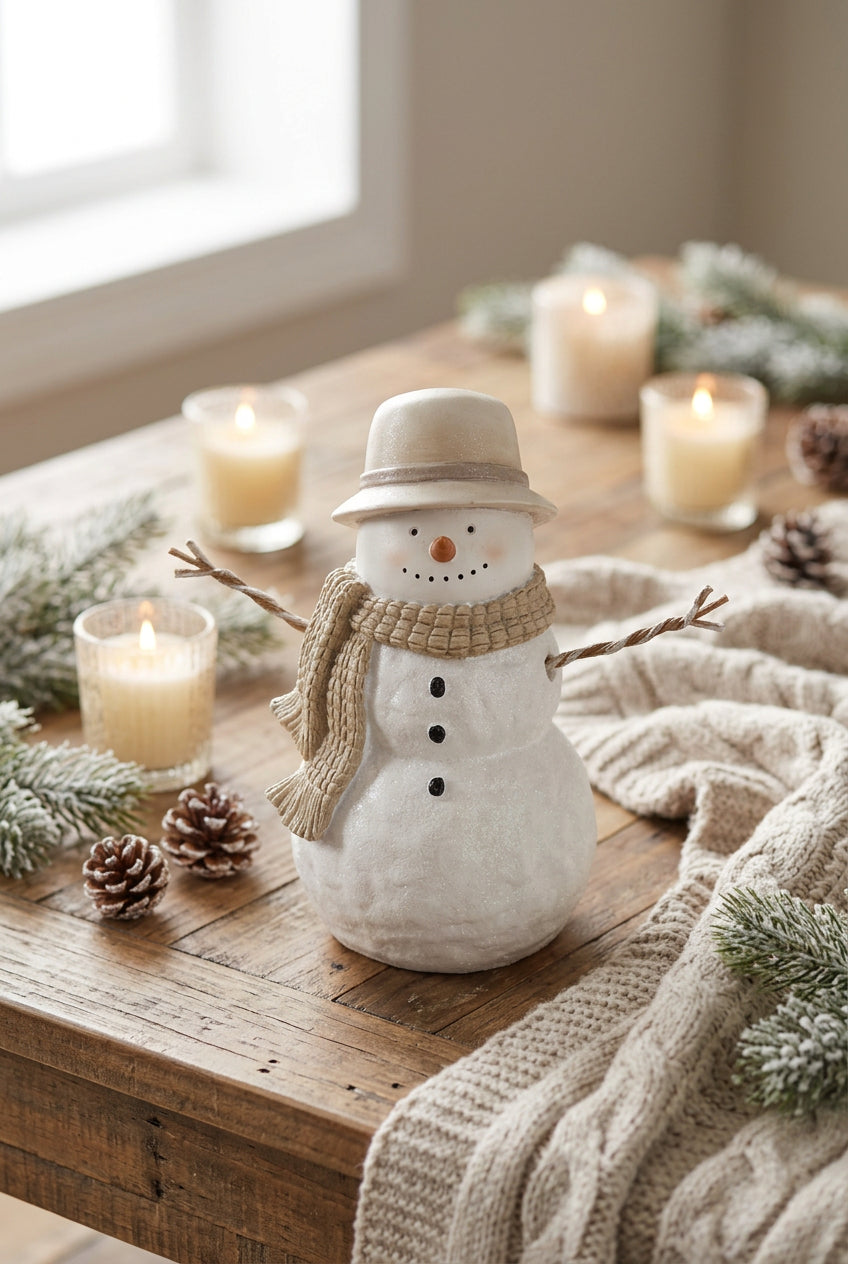 Snowfall Snowman