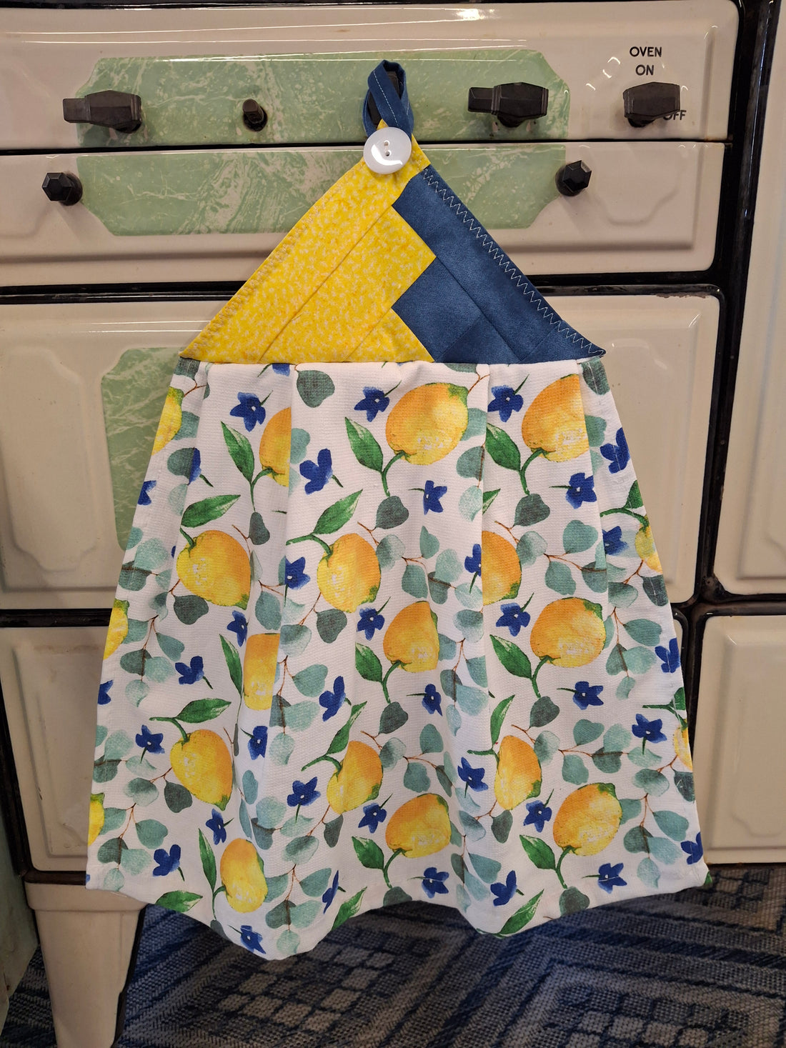 Lemons + Flowers Kitchen Towel