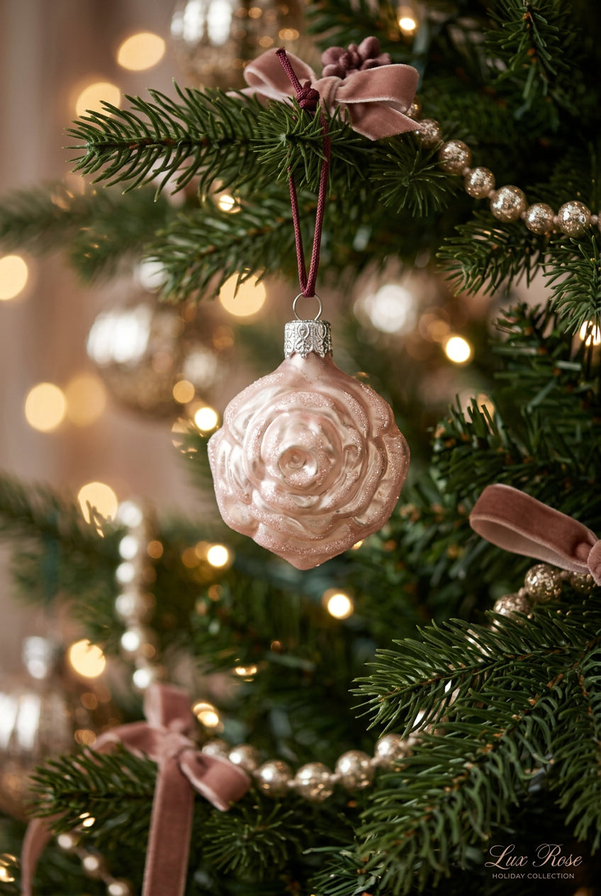 Vintage Rose Ornament