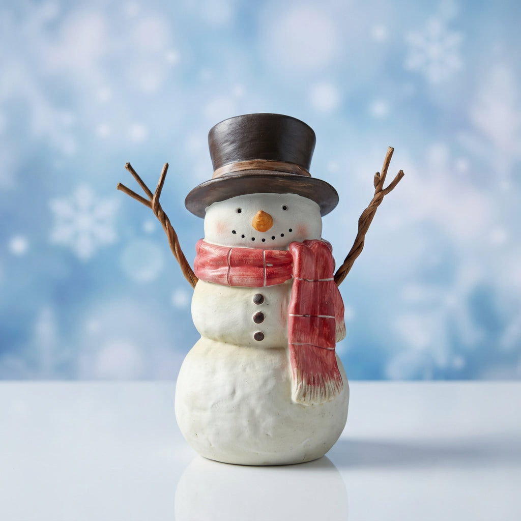Red Scarf Snowman
