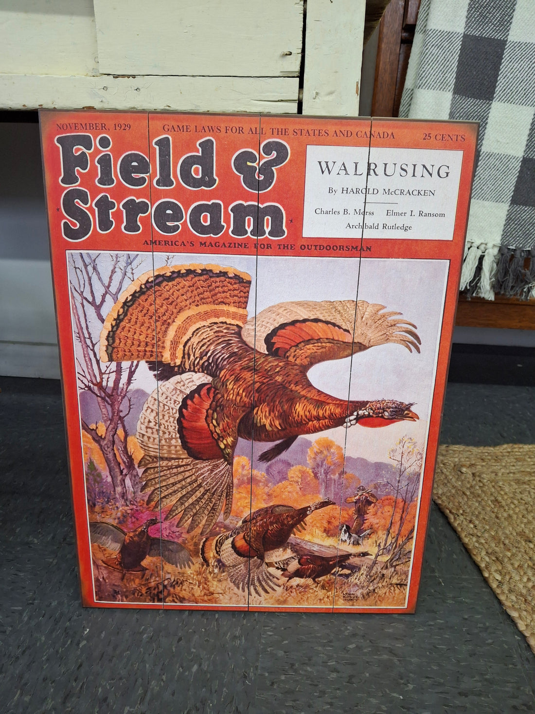 Field & Stream Turkey Wooden Sign