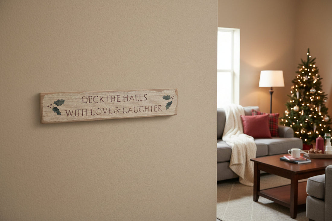 Deck The Halls With Love Sign