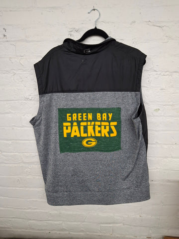 Repurposed Vest with GB Football Patch