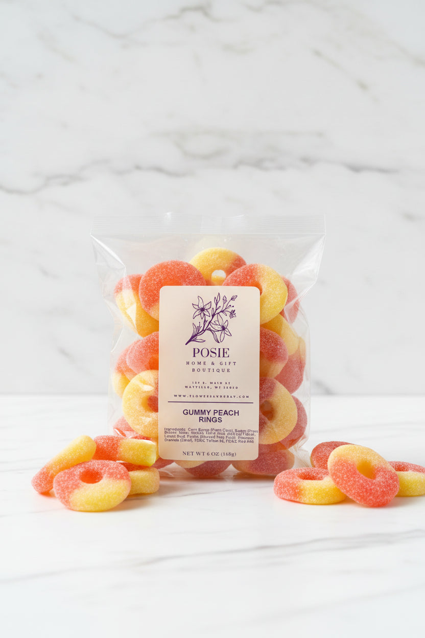 Gummy Peach Rings