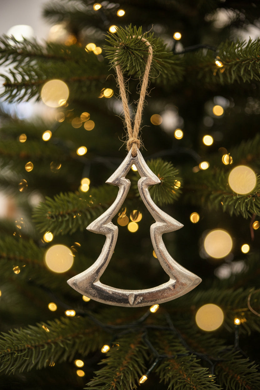 Silver Tree Ornament