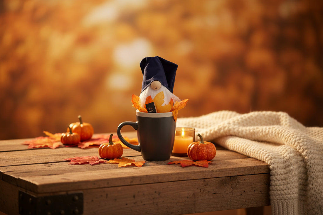 Leaves + Bible Mug Gnome