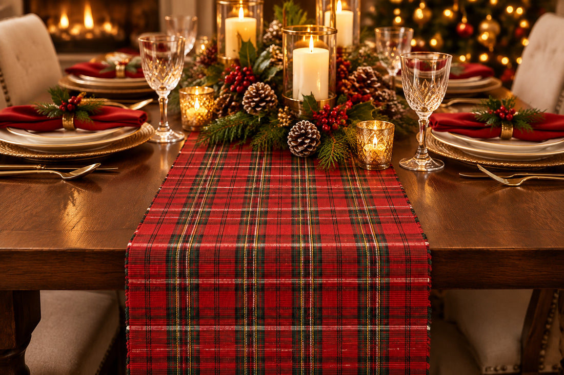 Holiday Plaid Table Runner