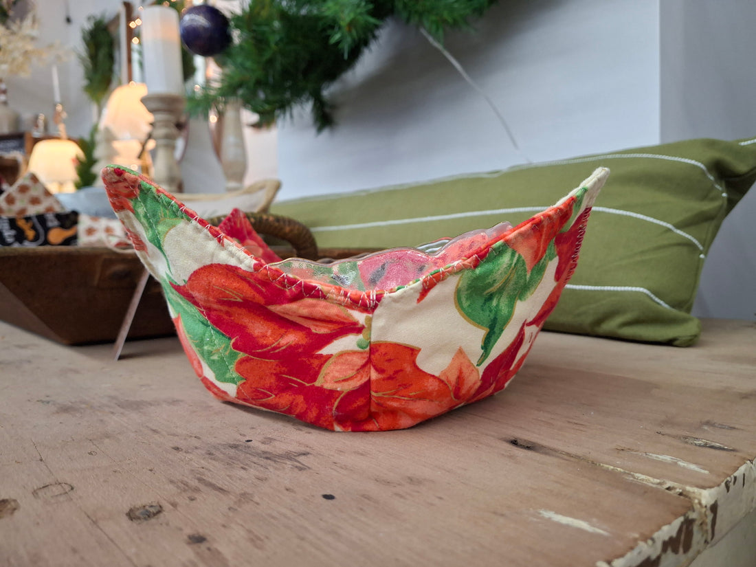 Poinsettia Bowl Cozy
