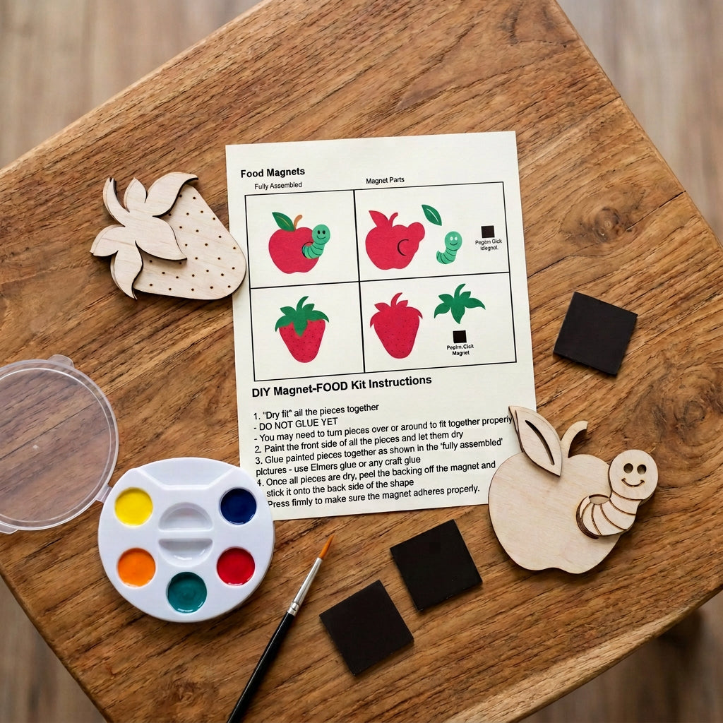 DIY Fruit Magnets