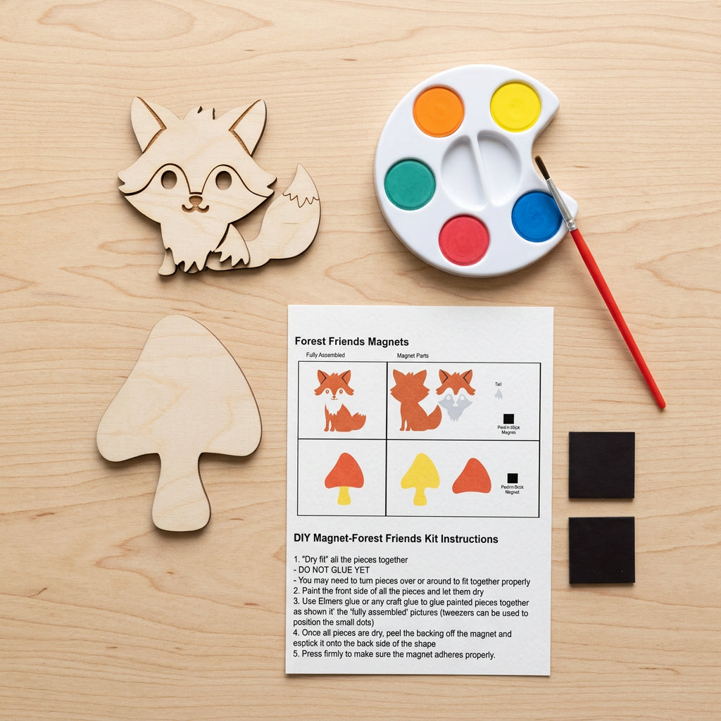 DIY Fox Magnets